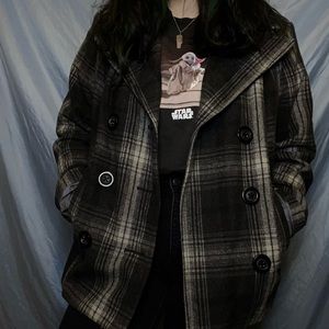 Plaid Overcoat